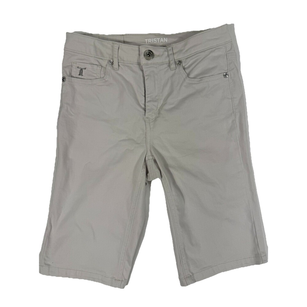 Tristan Urban Beige Women Shorts Size 32 Straight Fit Stretch Casual Khaki